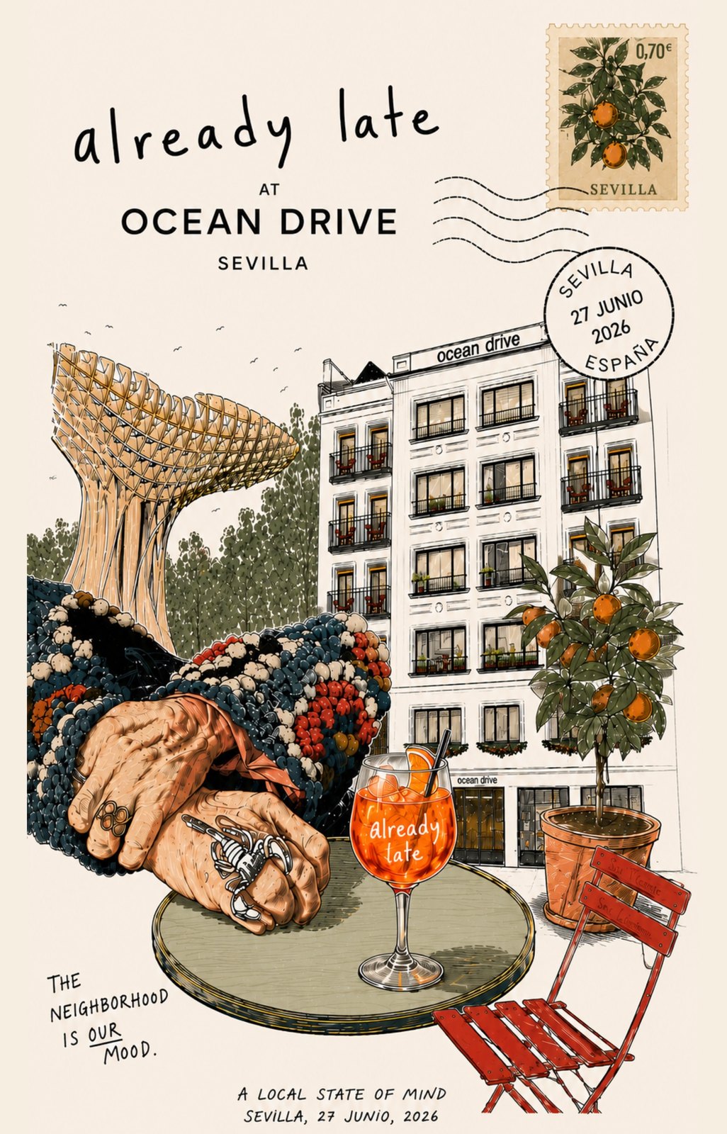 Cartel del evento Already Late at Ocean Drive