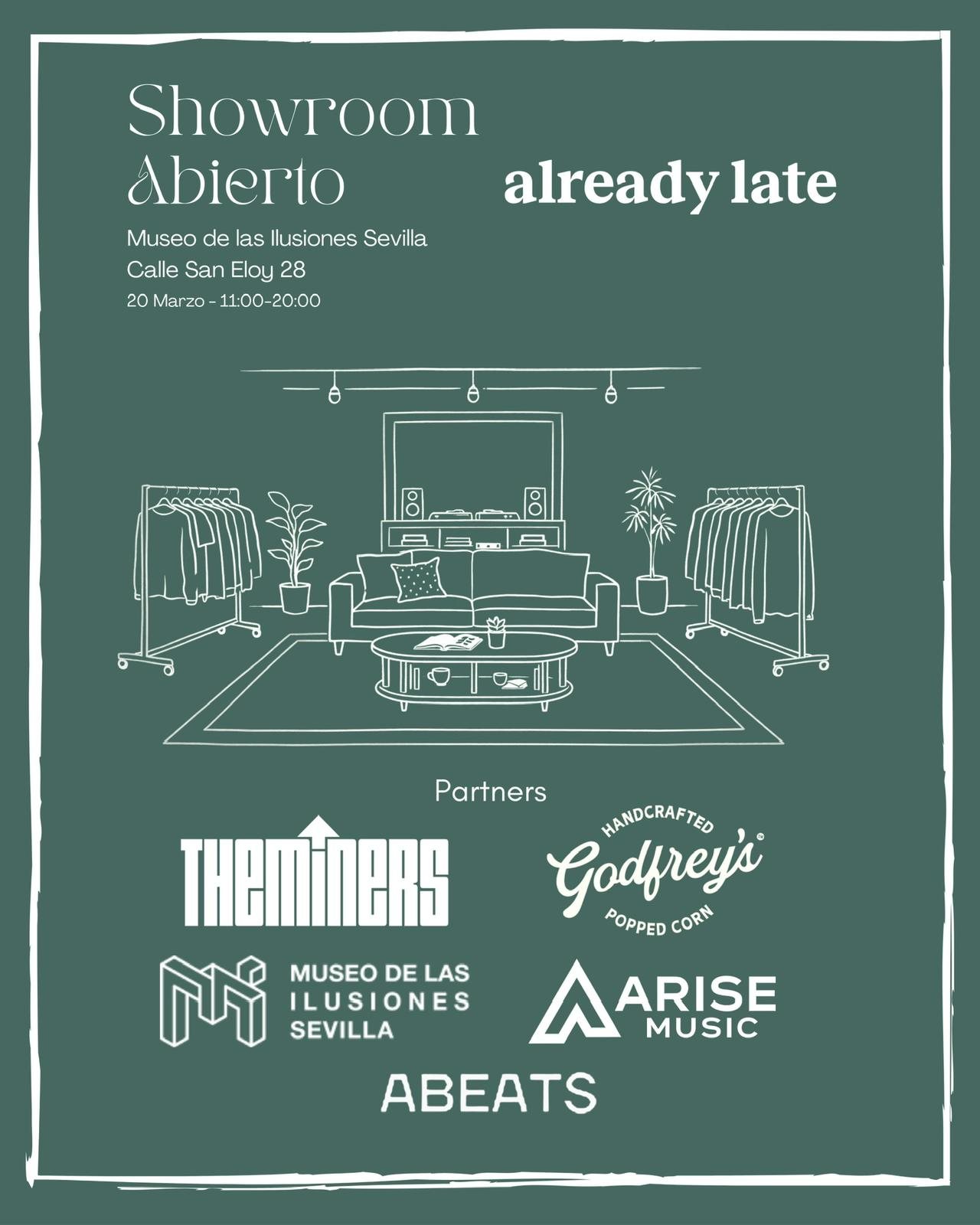 Cartel del evento Showroom Abierto